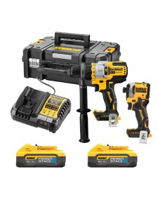 DEWALT DCK2052H2T Σετ Κρουστικό & Μπουλονόκλειδο 18V 2x5.0Ah Powerstack