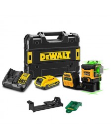 DEWALT DCE089D1G18 Αυτορυθμιζόμενο Γραμμικό Αλφάδι Laser Πράσινης Δέσμης 18V 2.0Ah 