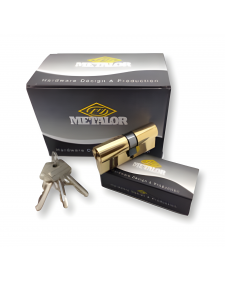 Κύλινδρος κλειδαριάς Metalor 75mm X01-8075 νίκελ