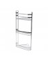 ΕΤΑΖΕΡΑ ELEGANT ΜΕΤΑΛΛΙΚΗ ΓΩΝΙΑΚΗ 3 ΘΕΣΕΩΝ 54x28x18cm ΧΡΩΜΙΟΥ ESTIA 02-6464