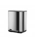 ΧΑΡΤΟΔΟΧΕΙΟ ΜΠΑΝΙΟΥ CUBIC SOFT CLOSE 6lt ΙΝΟΞ ESTIA 02-20934