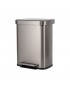 ΚΑΔΟΣ ΑΠΟΡΡΙΜΑΤΩΝ FLATOP SOFT CLOSE 50lt ΜΑΤ ΙΝΟΞ ESTIA 01-31954