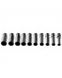 NEO TOOLS Σετ εξάγωνα καρυδάκια 1/2" μακριά 10τεμ. 12-107