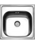 Fortinox Valley 25050 Ένθετος Νεροχύτης Inox Σατινέ Μ50xΠ50cm Ασημί  25050-110