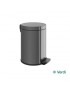 Verdi Μεταλλικό Χαρτοδοχείο 6lit soft close gun metal brushed  5910040