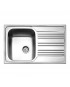 Νεροχύτης Valley 78x50 Fortinox inox λείος  107-25100-110