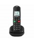 Alcatel XL685 Ασύρματο Τηλέφωνο με Ελληνικό Μενού Μαύρο 010064