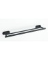 Wenko ράγα πετσέτας διπλή Turbo LOC® OREA μαύρη ματ 59,5 x 12 x 4,5 cm 245131121