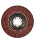 GRAPHITE Δίσκος λείανσης τροχού με φυλλαράκι 125χ22.2mm Κ100  55H990