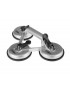 NEO TOOLS Βεντούζα τζαμιών αλουμινίου τριπλή Ø120mm 150kg 56-803