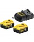 DEWALT XR Li-Ion Σετ φορτιστής & 2 μπαταρίες 18V 5.0Ah DCB115P2