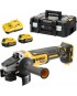 DEWALT Τροχός γωνιακός 18V Brushless 125mm 2x5.0Ah DCG405P2