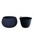 PROSPERPLAST Γλάστρα Splofy Bowl Ανθρακί 9 lt DKSP370-S433