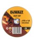 DEWALT Δίσκος κοπής INOX 115x1.0mm 10τμχ DT3506