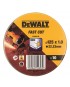DEWALT Δίσκος κοπής INOX 125x1.0mm 10τμχ DT3507
