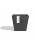Γλάστρα Ecopots Ρότερνταμ 40x40x35 εκ. μαύρο 37.6 lt ERO74.005.40A