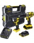 Stanley Κρουστικό δραπανοκατσάβιδο & Φακός 18V Li-Ion 2x2.0Ah FMCK626C2