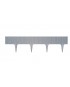 Prosperplast Φράκτης Κήπου Garden Border Γκρι 5 τεμ. IBRA-405U