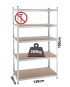 Inox Kiss Ραφιέρα με 5 ράφια MDF SH500